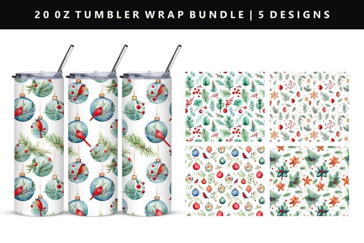 Christmas Tumbler Wrap Image 6