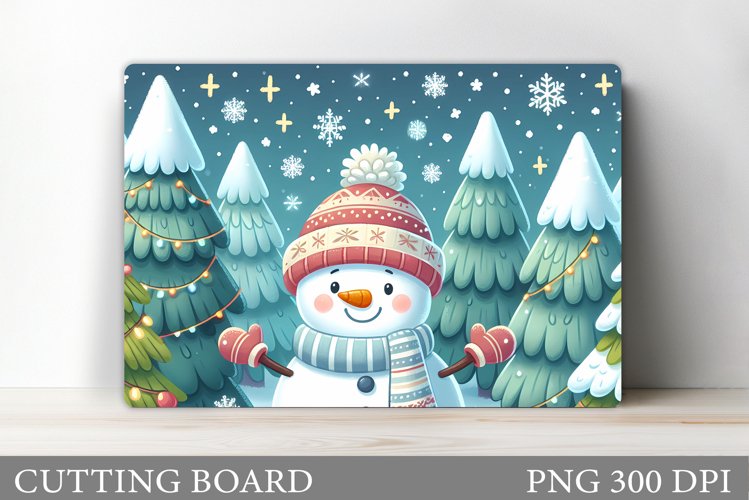 Cute Snowman Clipart Image 3