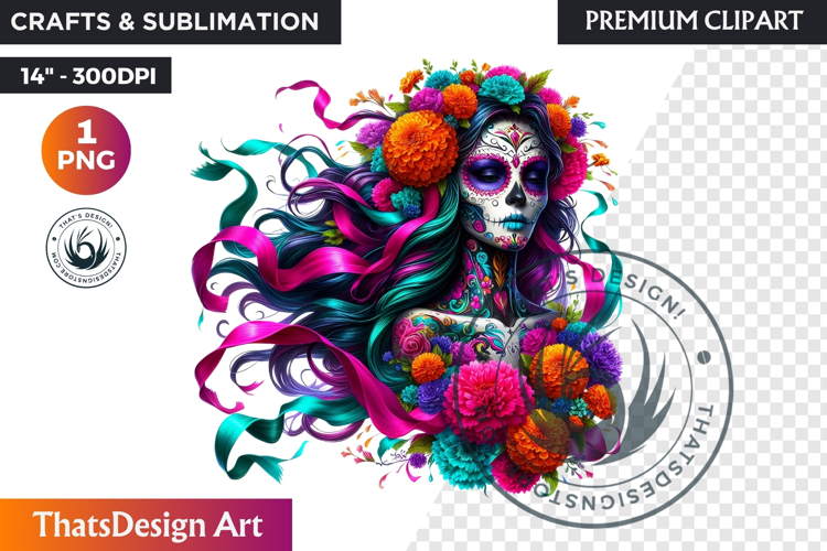 Sugar Skull Clipart Image 15