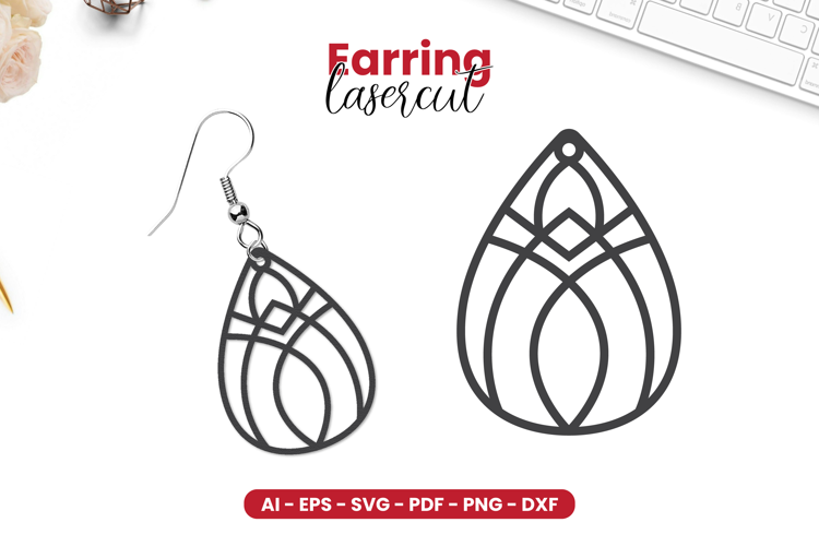 Earring LaserCut - Lasercut File