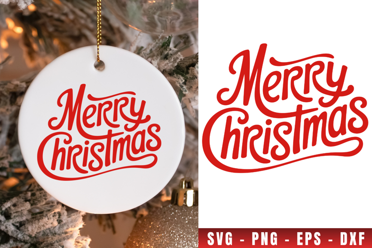 Merry Christmas Tree Svg Image 23