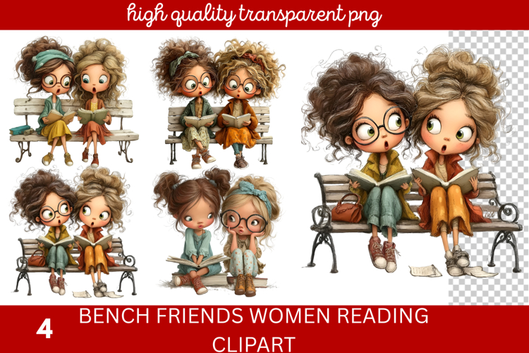 Book Club Clipart Image 10