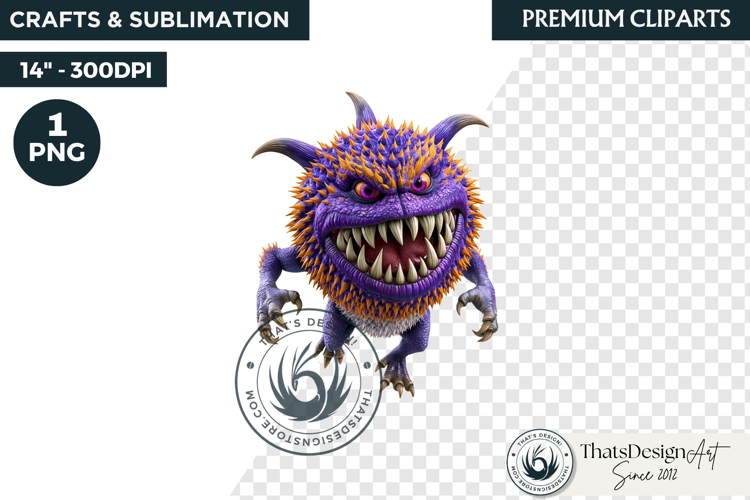 Halloween Little Monster Clipart Png, Spooky Cute Fantasy
