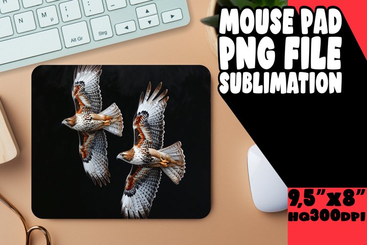 Bird-Themed Sublimation Mouse PaSublimation Artistry for Mou