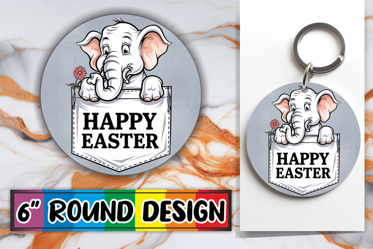 Unique Circle Designs for Gifts PNG, Easter Animals