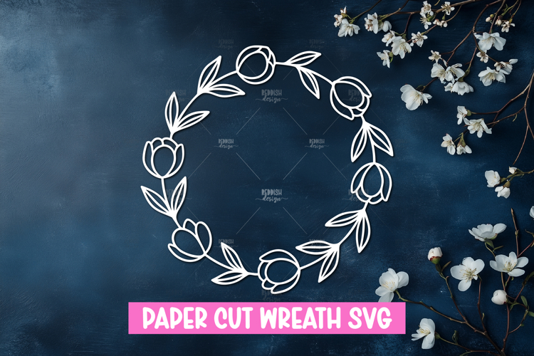 Floral Wreath Svg Image 10