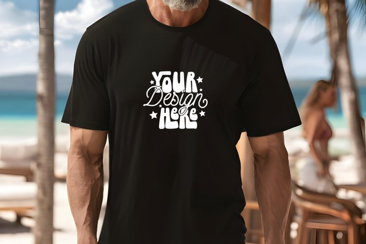 White Tshirt Mockup Image 22
