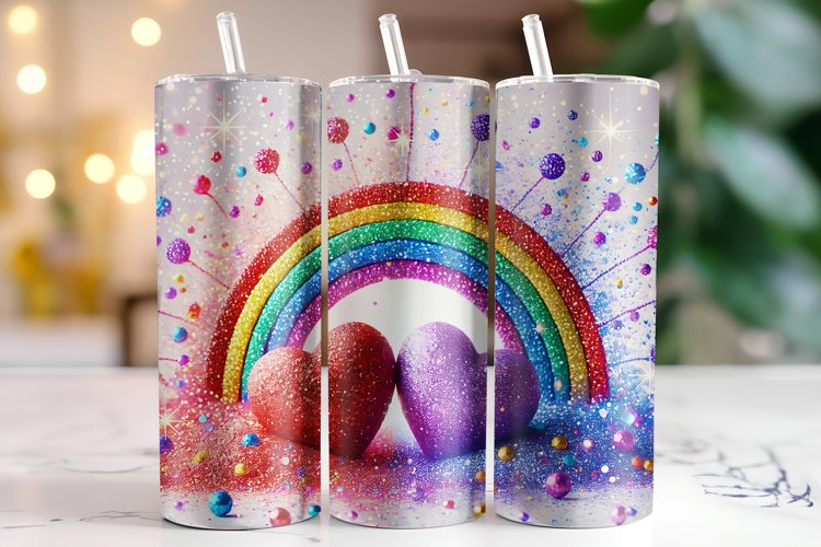 Hearts Tumbler Wrap | Sublimation | Tumblers