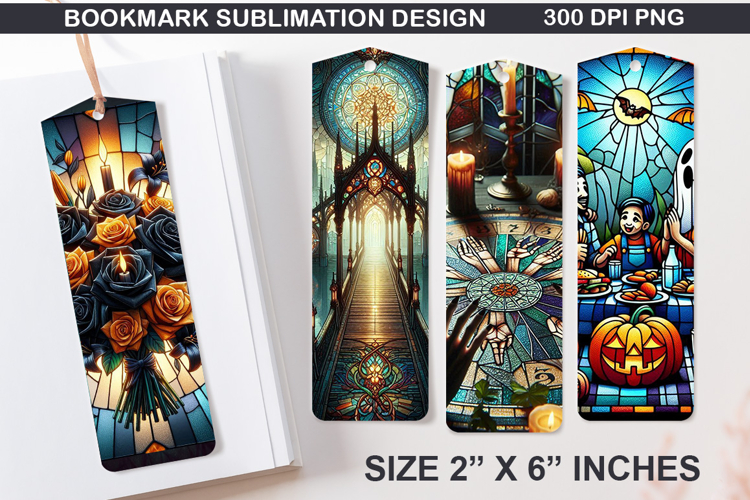 Bookmarks Sublimation - Halloween Holly Berries PNG Design