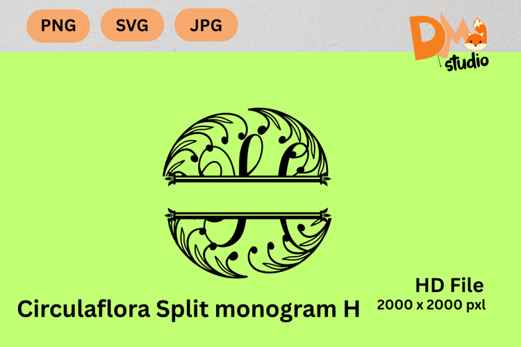 Circulaflora Split Monogram