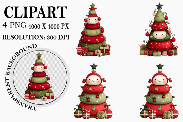 Christmas Tree Clipart Image 6