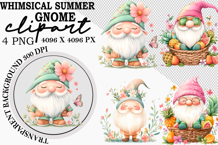Cute Gnome Clipart Image 4