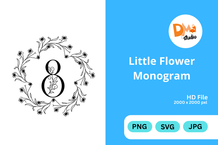 Little Flower Monogram