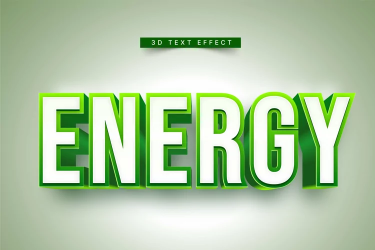 Editable Text Effect for Illustrator. Vector Graphic styles