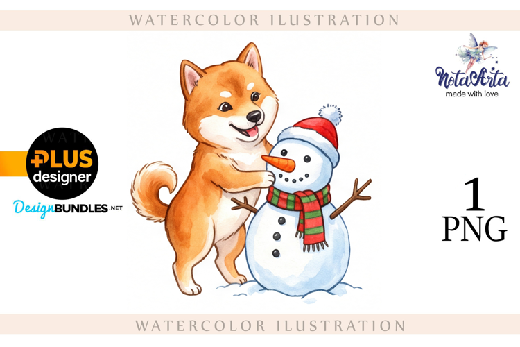Merry Christmas with a Joyful Shiba Inu!