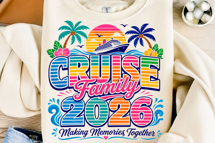 Cruise Family 2026 Making Memories Png