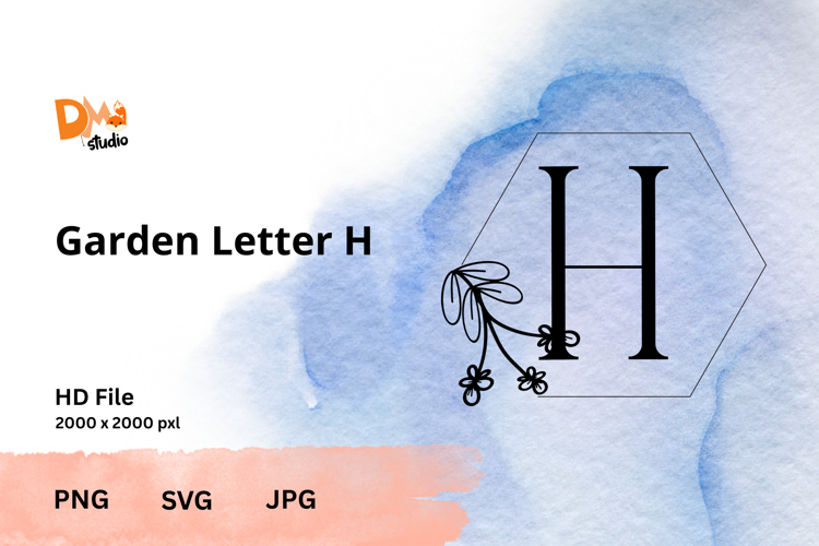 Garden Letter Monogram