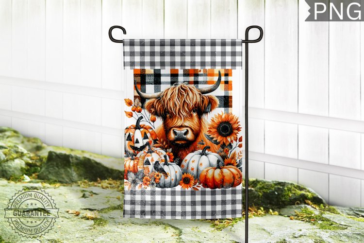 Fall Garden Flag Sublimation - Garden Flag PNG Design
