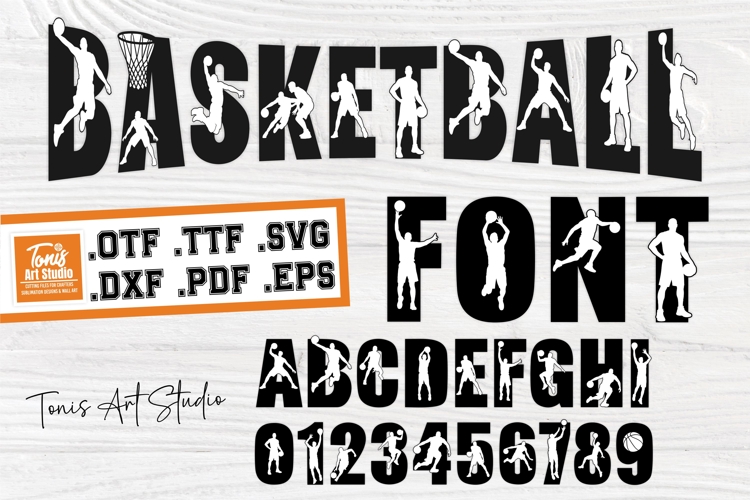 Basketball Font Image 2