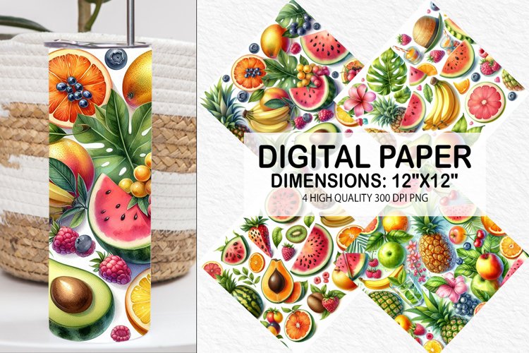 Summer Digital Paper Image 12