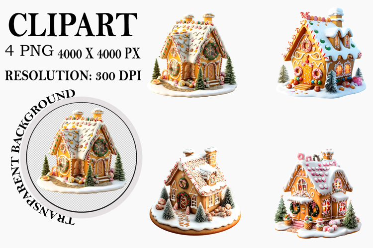 Watercolor Christmas Clipart PNG