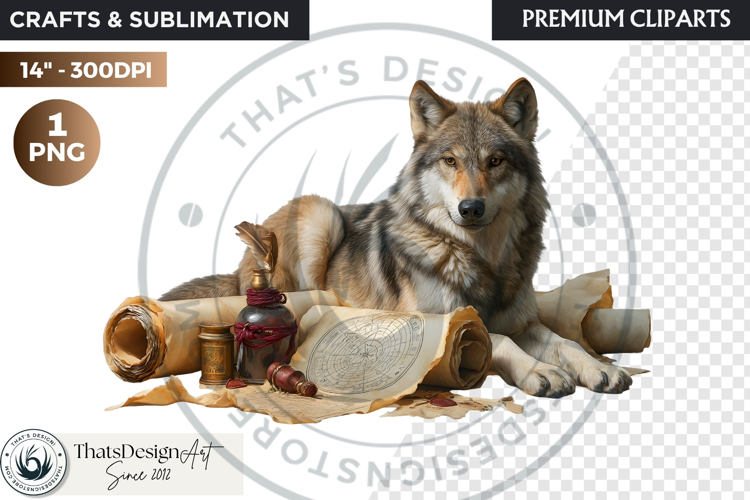 Watercolor Mystic Wols Fantasy Clipart PNG Graphics