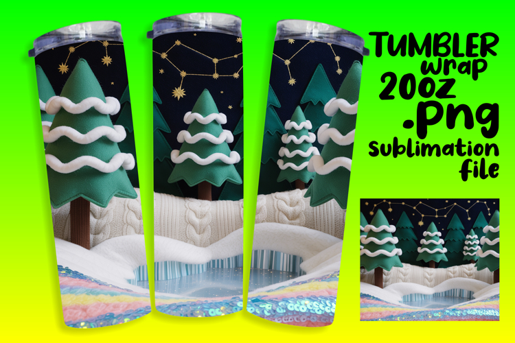 Christmas Tumbler Wrap