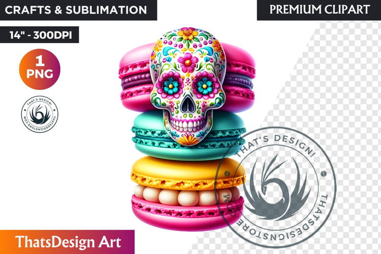 Pastel Floral Day of the Dead Clipart PNG,sugar skull design