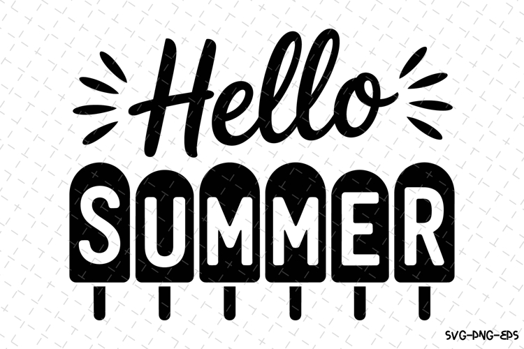 Hello Summer Svg Image 7