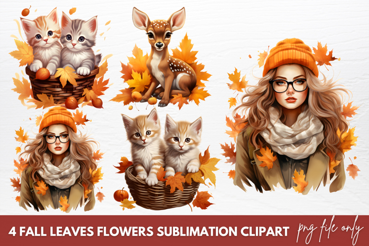 Watercolor Leaves Clipart Image 20