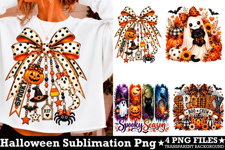 Trending Halloween PNG Halloween Shirt Sublimation Png example image 1