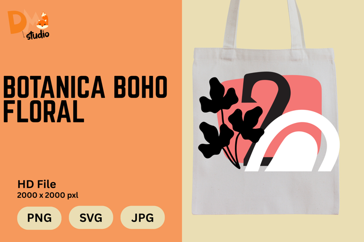 Boho Floral Svg Image 7