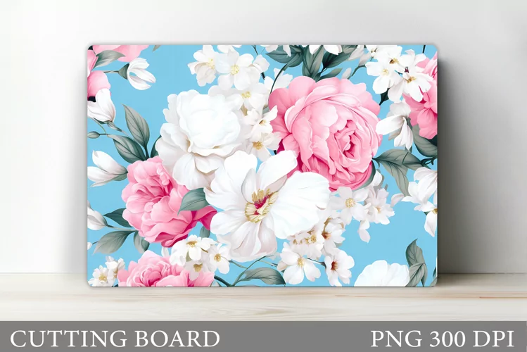 Flowers Kitchen Cutting Board. Flowers Cutting Board Design