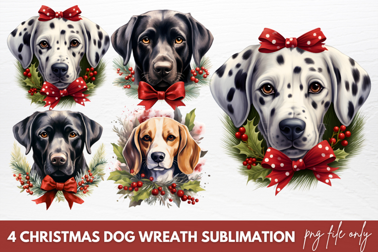 Christmas Wreath Clipart Image 23