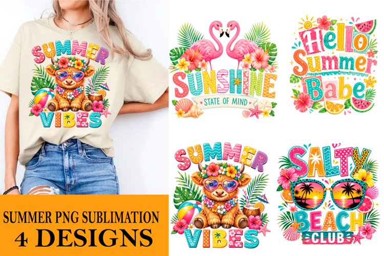 Summer Vibes Sublimation Png