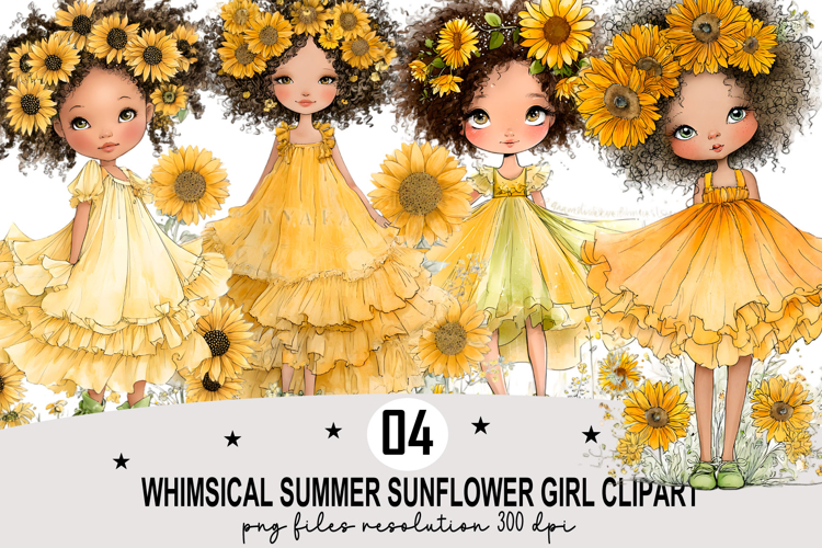 Sunflower Clipart Image 3