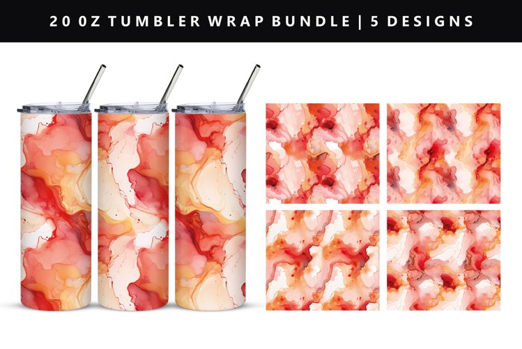 Alcohol Ink Tumbler Wrap Image 23