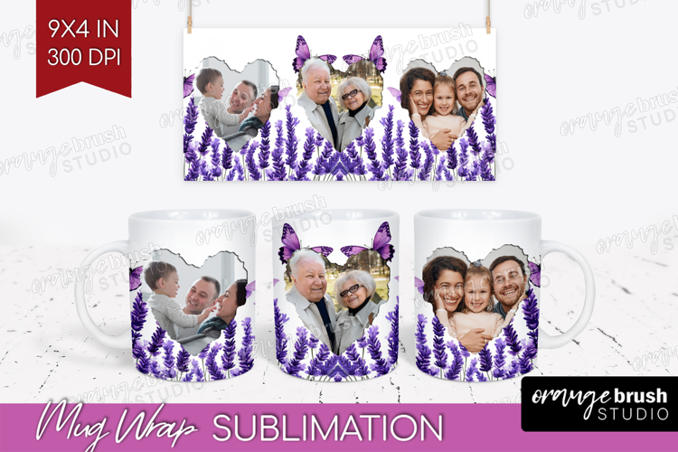Wildflowers Photo Mug Wrap PNG - Summer Flowers Picture Mug example image 1