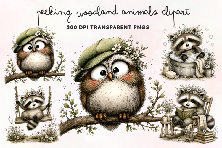Woodland Animal Clipart Image 9