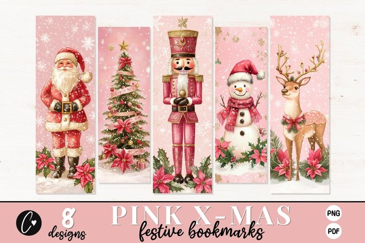 Printable Christmas Bookmark Image 2