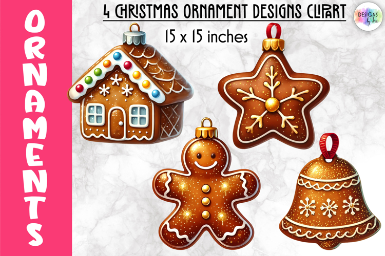 Christmas Ornaments Clipart, Christmas Tree Baubles PNG