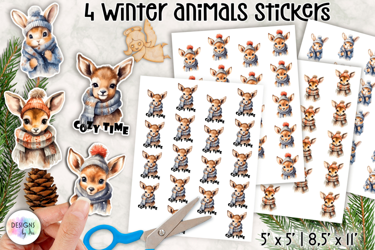  Woodland Animals Clipart Image 4