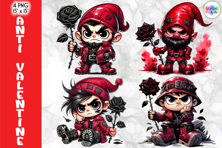 Valentine Gnome Clipart Image 2