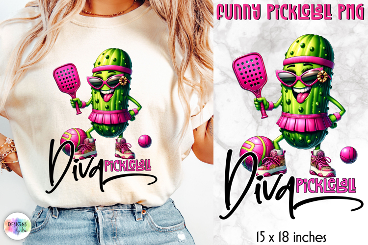 Cute Pickleball Sublimation, Funny Pickleball PNG