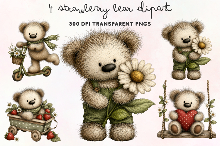 Kawaii Bear Png Image 9