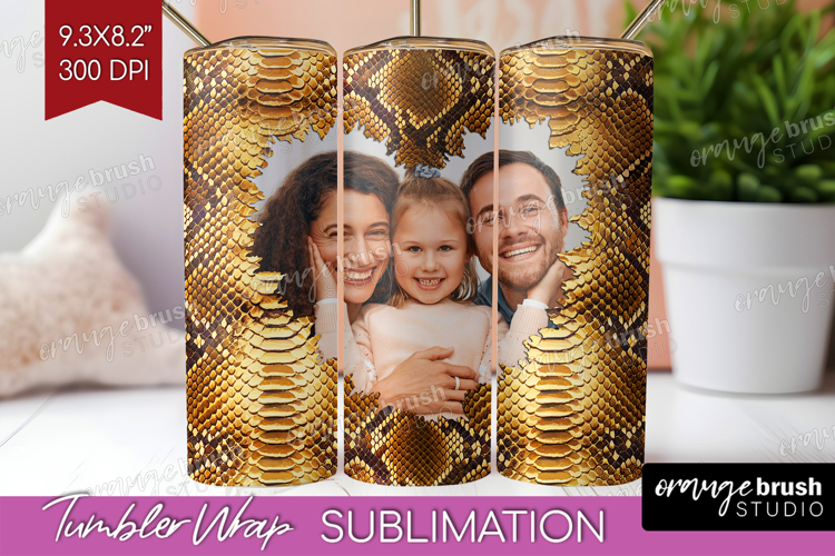 Animal Print Photo Tumbler PNG - Wild Animal Picture Tumbler