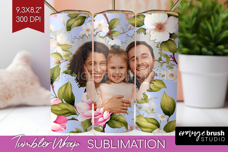 Spring Photo Tumbler PNG - Flowers Picture Tumbler Wrap
