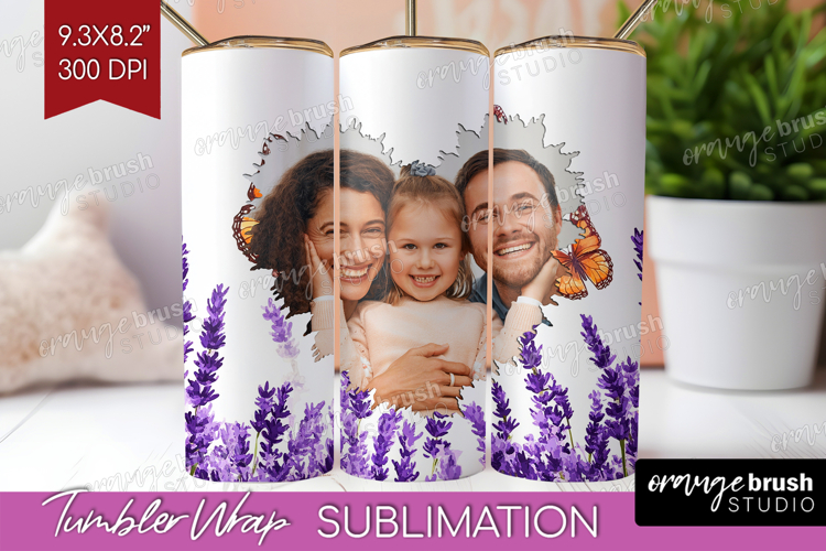 Wildflowers Photo Tumbler PNG - Summer Flowers Picture Wrap example image 1