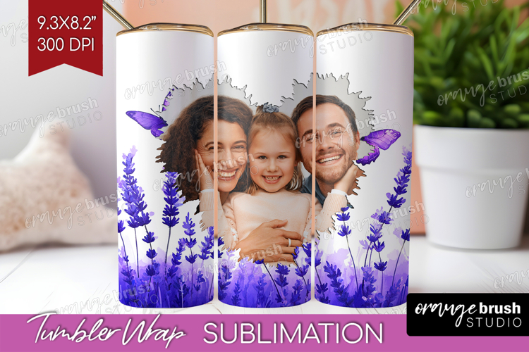 Wildflowers Photo Tumbler PNG - Summer Flowers Picture Wrap example image 1
