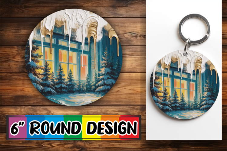 Enchanted Circle Coaster Designs, Winter